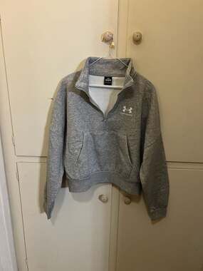 Under Armour Women's UA Icon Fleece Oversized 1/2 Zip Pullover
